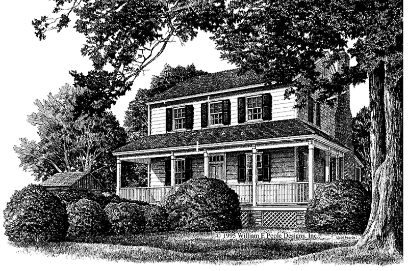 House Plan Design - Traditional Exterior - Front Elevation Plan #137-356