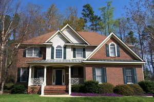 Exterior - Front Elevation 3 for Colonial House Plan #927-218 - 3 bed, 2.5 bath