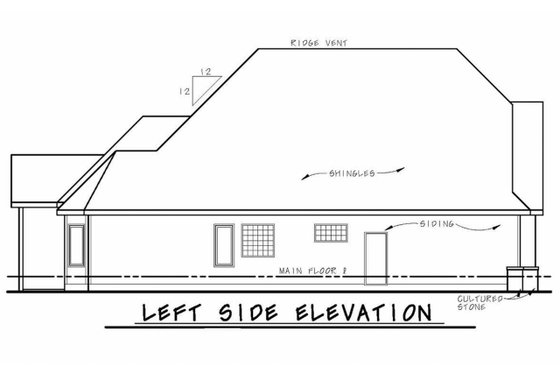 Left Side Elevation