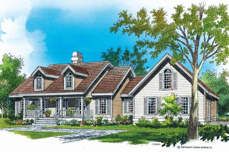Dream House Plan - Exterior - Front Elevation 4 for Country House Plan #929-191 - 3 bed, 2.5 bath