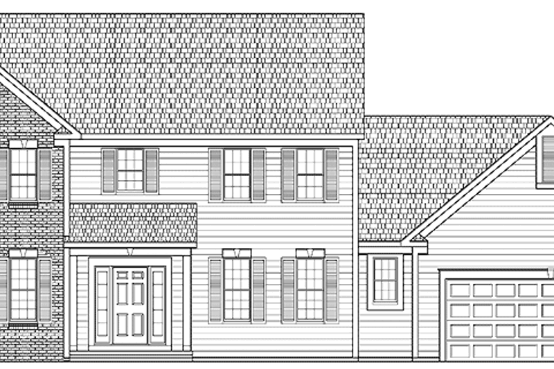 Architectural House Design - Traditional Exterior - Front Elevation Plan #328-324