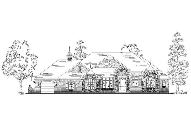 Home Plan - Exterior - Front Elevation 3 for Craftsman House Plan #945-132 - 1 bed, 1.5 bath