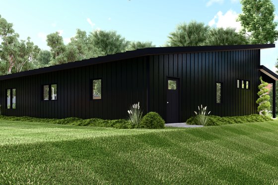 Exterior - Other Elevation 2 for Contemporary House Plan #1064-290 - 3 bed, 2 bath