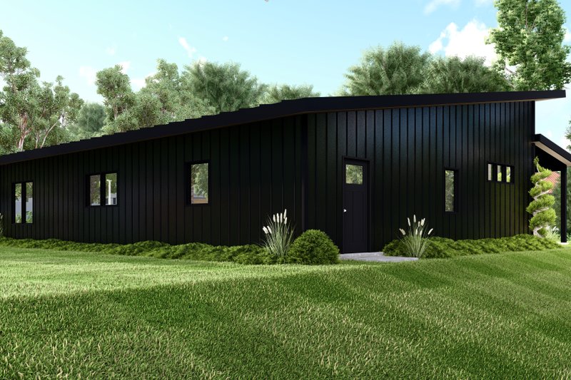 House Design - Exterior - Other Elevation 2 for Contemporary House Plan #1064-290 - 3 bed, 2 bath