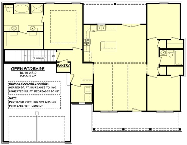 Home Plan - Country Floor Plan - Other Floor Plan #430-262