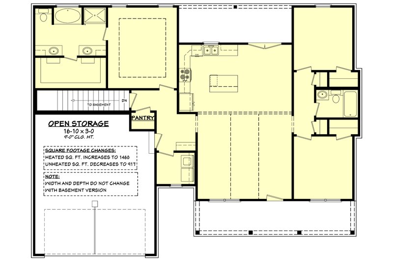 House Plan Design - Floor Plan - Other Floor for Country House Plan #430-262 - 3 bed, 2 bath