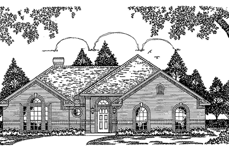 House Design - European Exterior - Front Elevation Plan #42-452