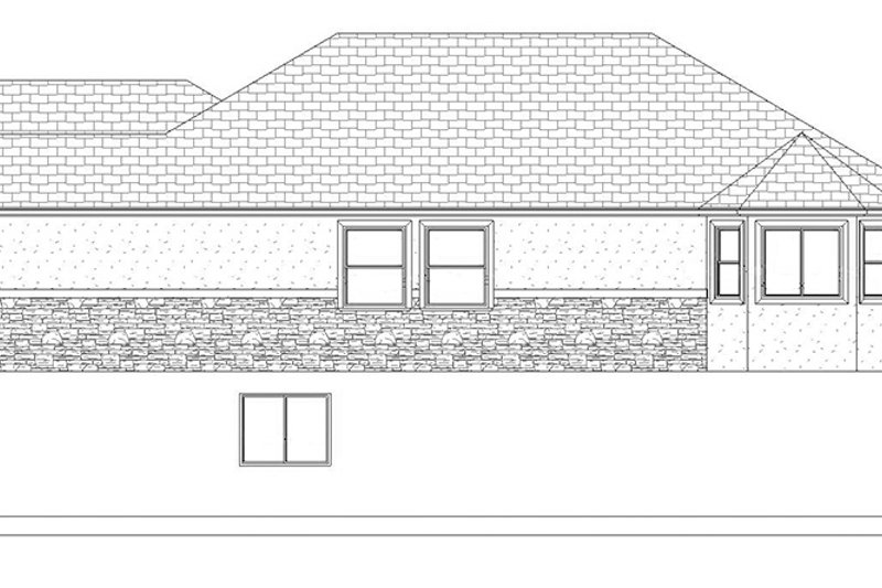 House Design - Exterior - Other Elevation for Ranch House Plan #1060-22 - 5 bed, 3 bath