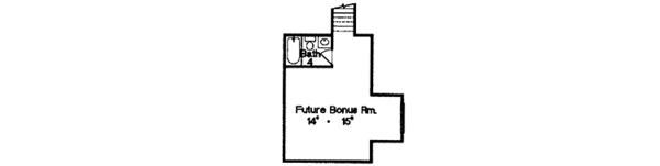 House Blueprint - Country Floor Plan - Upper Floor Plan #968-10