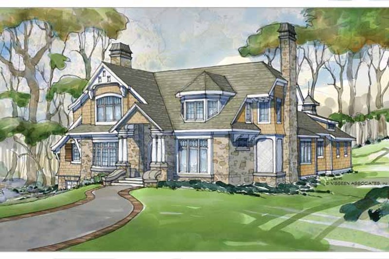 Dream House Plan - Craftsman Exterior - Front Elevation Plan #928-235