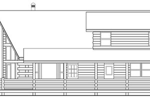 Exterior - Other Elevation 1 for Cabin House Plan #124-263 - 3 bed, 2 bath