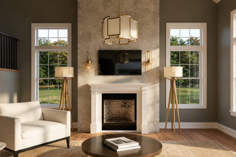 House Design - Interior - Family Room for Traditional House Plan #1064-480 - 3 bed, 2.5 bath