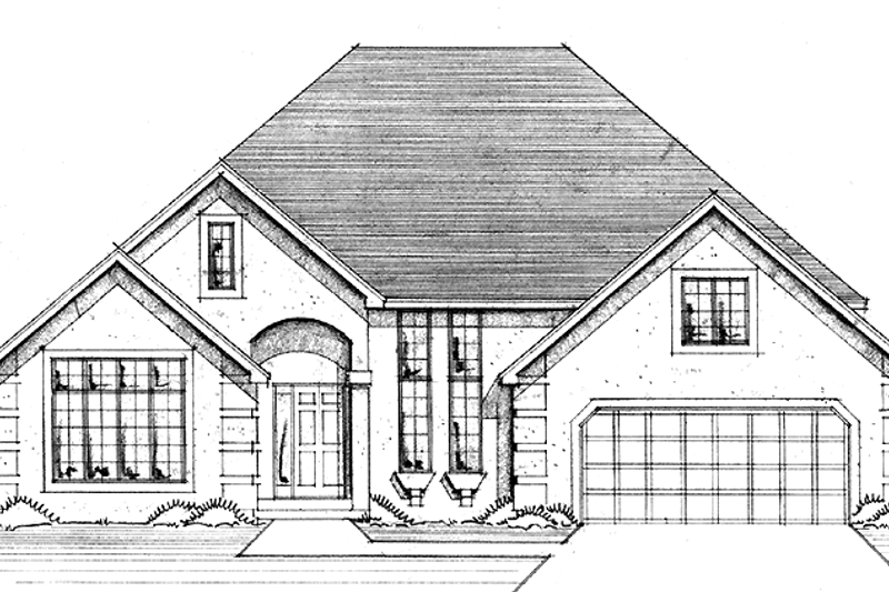 House Design - Country Exterior - Front Elevation Plan #320-1425