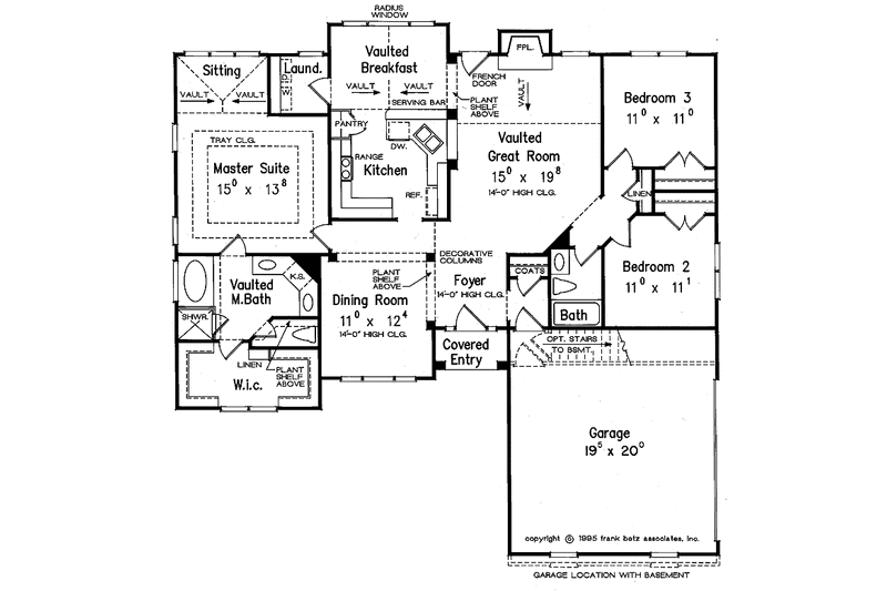 House Plan Design - Floor Plan - Main Floor for Mediterranean House Plan #927-231 - 3 bed, 2 bath
