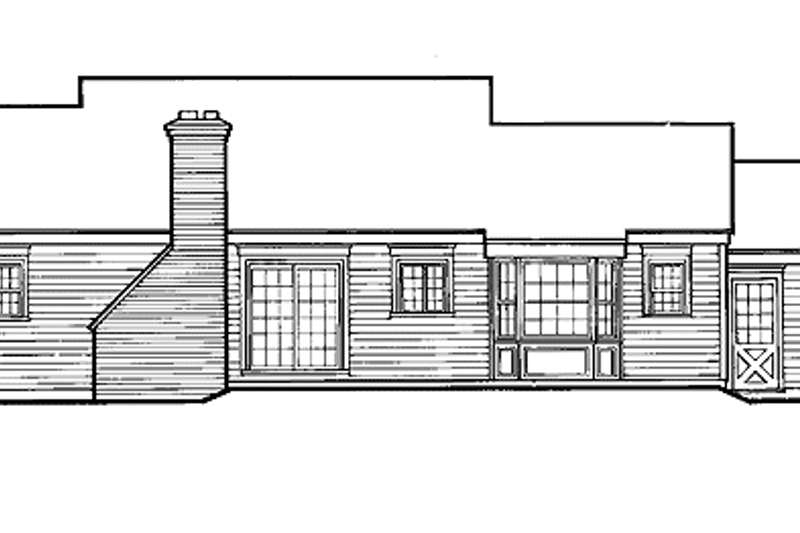 Dream House Plan - Exterior - Rear Elevation for Country House Plan #314-226 - 3 bed, 2.5 bath
