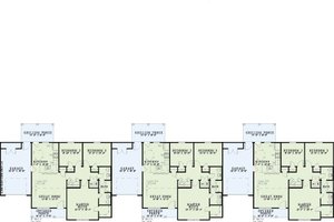Floor Plan - Main Floor for Ranch House Plan #17-590 - 3 bed, 1.5 bath