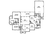 Mediterranean Style House Plan - 4 Beds 3.5 Baths 4420 Sq/Ft Plan #37-231 