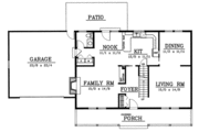 Country Style House Plan - 3 Beds 2.5 Baths 2195 Sq/Ft Plan #101-208 