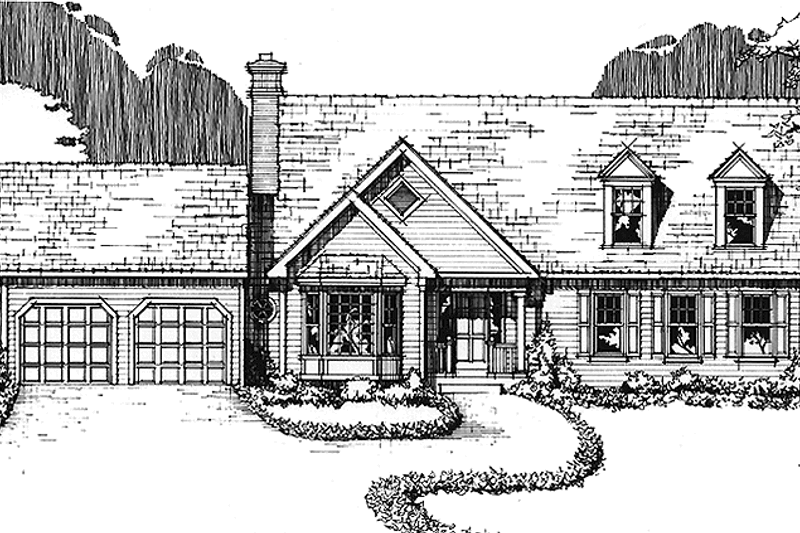 Dream House Plan - Country Exterior - Front Elevation Plan #953-122