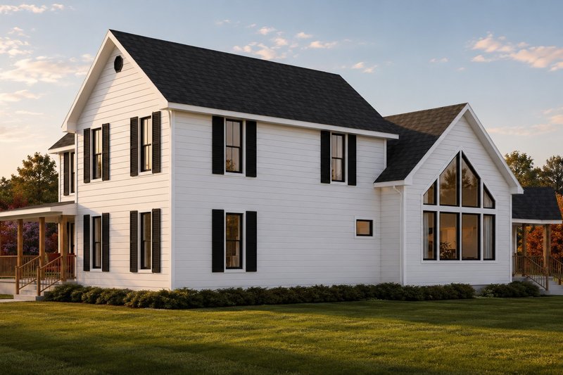 Architectural House Design - Exterior - Other Elevation for Farmhouse House Plan #1064-471 - 4 bed, 2.5 bath