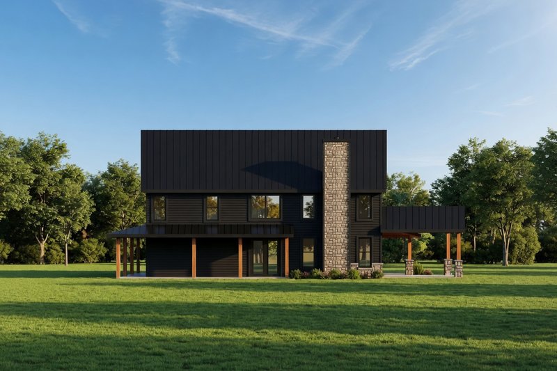 House Blueprint - Exterior - Other Elevation for Barndominium House Plan #20-2624 - 3 bed, 2.5 bath