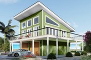 Beach Style House Plan - 1 Beds 1 Baths 706 Sq/Ft Plan #932-892 