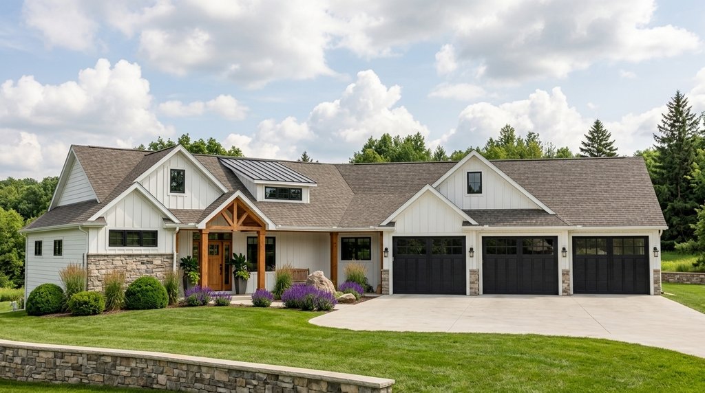 Exterior - Front Elevation 2 for Craftsman House Plan #1064-130 - 3 bed, 2.5 bath