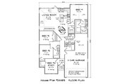 Modern Style House Plan - 4 Beds 3 Baths 1592 Sq/Ft Plan #513-2282 