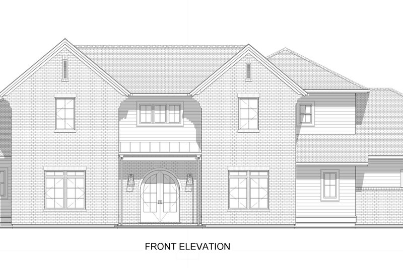 House Blueprint - Exterior - Front Elevation 7 for Traditional House Plan #1069-35 - 4 bed, 4.5 bath