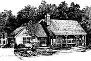 Country Style House Plan - 4 Beds 2.5 Baths 2099 Sq/Ft Plan #10-239 