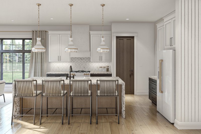 House Plan Design - Interior - Kitchen for Cottage House Plan #455-541 - 4 bed, 3 bath