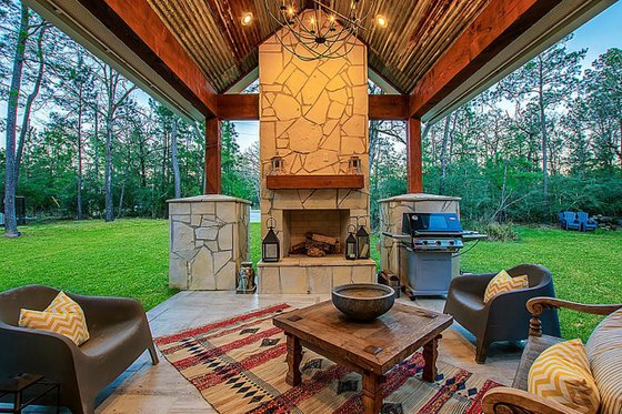 Exterior - Outdoor Living for Craftsman House Plan #17-2444 - 5 bed, 5.5 bath