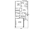 Craftsman Style House Plan - 3 Beds 2 Baths 1163 Sq/Ft Plan #84-538 