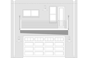 Exterior - Front Elevation 3 for Contemporary House Plan #932-295 - 2 bed, 1 bath