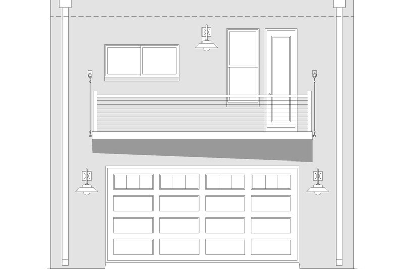 Dream House Plan - Exterior - Front Elevation 3 for Contemporary House Plan #932-295 - 2 bed, 1 bath