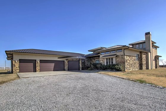 Exterior - Front Elevation 5 for Contemporary House Plan #935-5 - 4 bed, 4 bath