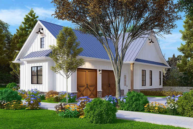 Dream House Plan - Exterior - Other Elevation for Farmhouse House Plan #54-546 - 3 bed, 2.5 bath