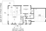 Country Style House Plan - 3 Beds 2.5 Baths 2153 Sq/Ft Plan #932-1054 Floor 