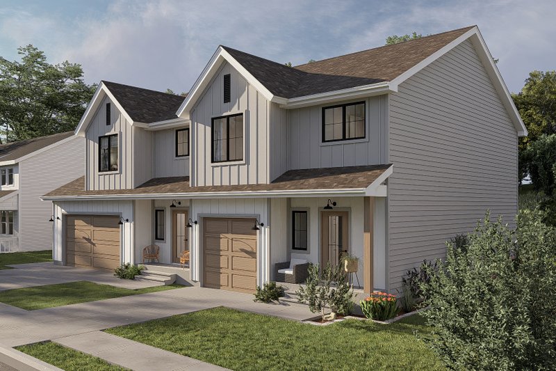 House Design - Exterior - Other Elevation for Farmhouse House Plan #455-402 - 3 bed, 2.5 bath