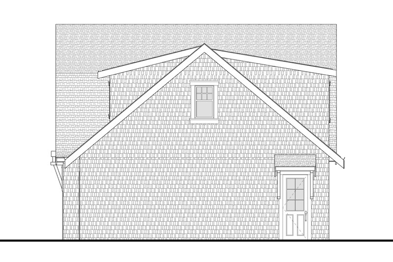 Home Plan - Exterior - Other Elevation 1 for Farmhouse House Plan #1114-49 - 2 bed, 1 bath