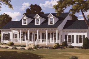 Farmhouse Exterior - Front Elevation Plan #3-160