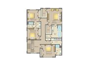 Farmhouse Style House Plan - 4 Beds 3.5 Baths 2760 Sq/Ft Plan #1057-33 