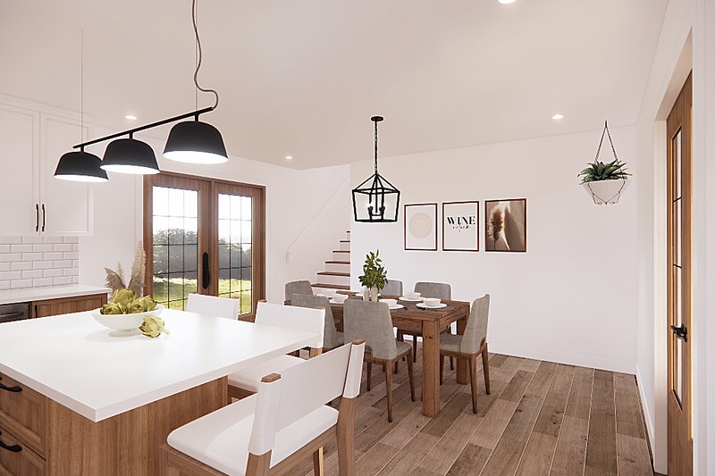 Home Plan - Interior - Dining Room 1 for Country House Plan #23-2463 - 3 bed, 2 bath