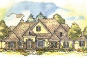 European Style House Plan - 3 Beds 3.5 Baths 2866 Sq/Ft Plan #929-942 