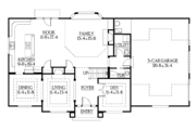 Craftsman Style House Plan - 3 Beds 2.5 Baths 2944 Sq/Ft Plan #132-325 