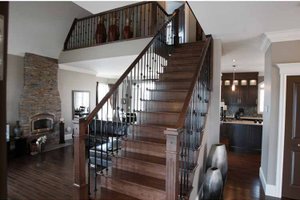 Interior - Entry for European House Plan #23-2547 - 3 bed, 1.5 bath