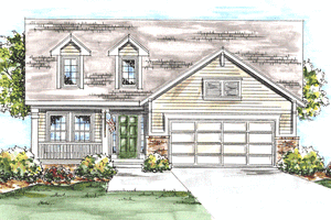 Traditional Exterior - Front Elevation Plan #20-1613