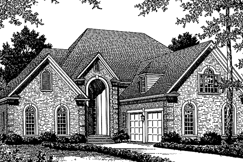 Home Plan - Traditional Exterior - Front Elevation Plan #453-220