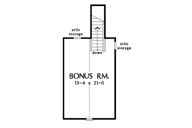 Home Plan - Floor Plan - Other Floor for Country House Plan #929-616 - 3 bed, 2 bath