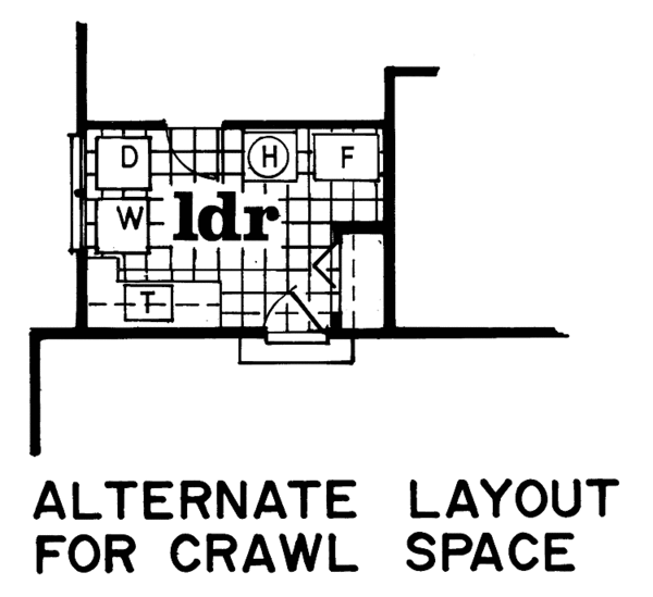 House Blueprint - Traditional Floor Plan - Other Floor Plan #47-1048